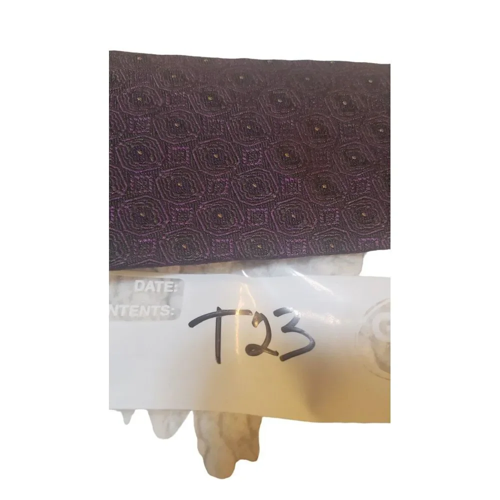 Allen Lolly Nottingham England‎ Made In USA 100% Woven Silk Mens Neck Tie